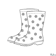 boot Coloring Pages To Print